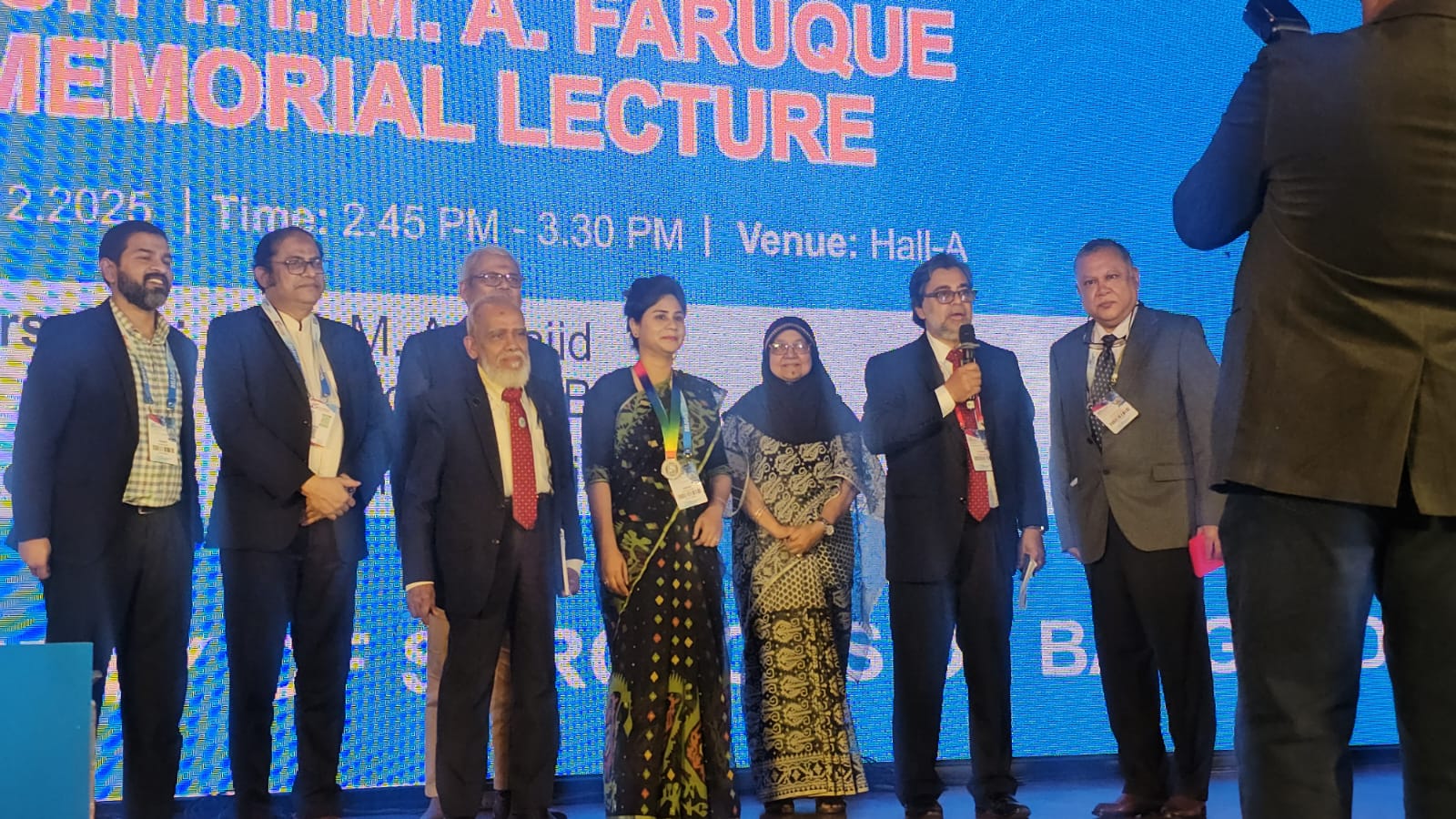 TIMA Faruq Memorial Gold Medal receiving ceremony